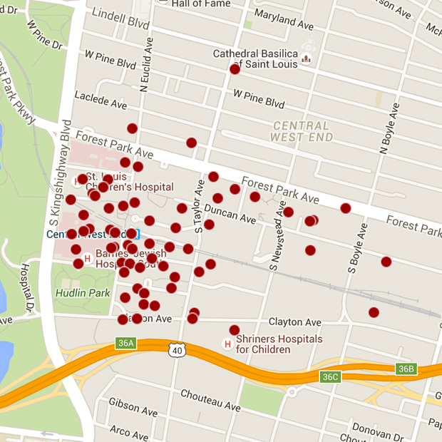 Medical Center map