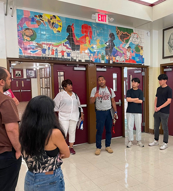 Students in a classroom at Sumner High School St. Louis